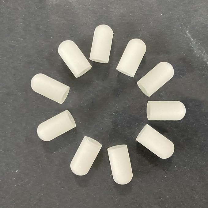 10 piezas puntas protectoras de silicona para baquetas miniatura 4