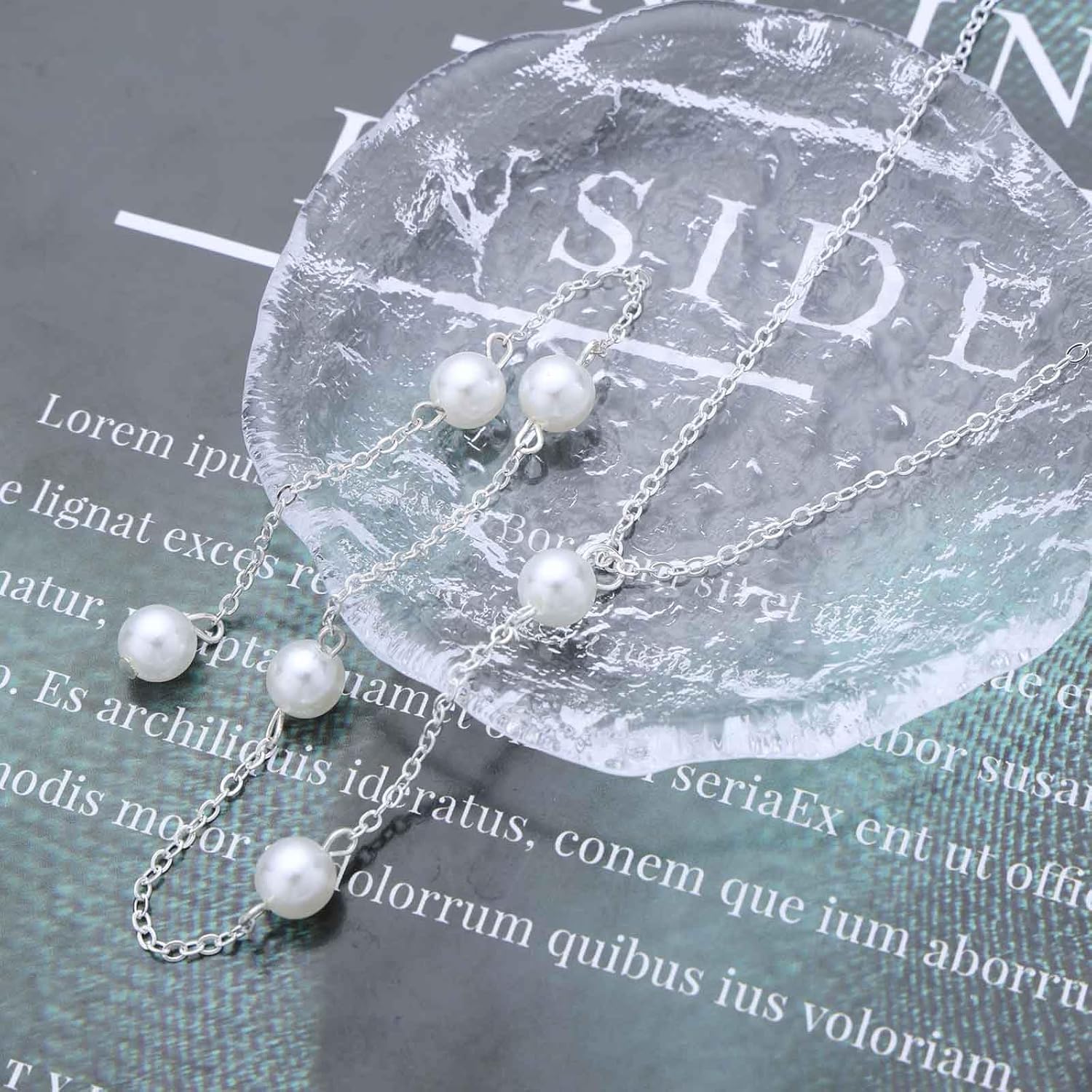 Pearl Y Lariat Necklace Long Pearl Drop Y Necklace Gold Pearl Choker Necklace Pearl Bead Chain Necklace Vintage Pearl Pendant Necklace Wedding Pearl Necklace Chain - Image 6