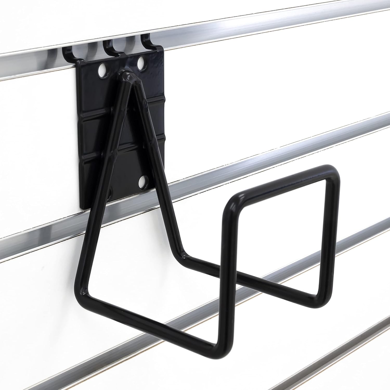 VICTORY DISPLAY & STORE FIXTURE MFG Premier Cord Garage Slatwall Utility Hook Pack, Includes: Five (5) Heavy-Duty Power Cord Garage Utility Hooks and Fifteen (15) Heavy-Duty Slatwall Hooks (1)