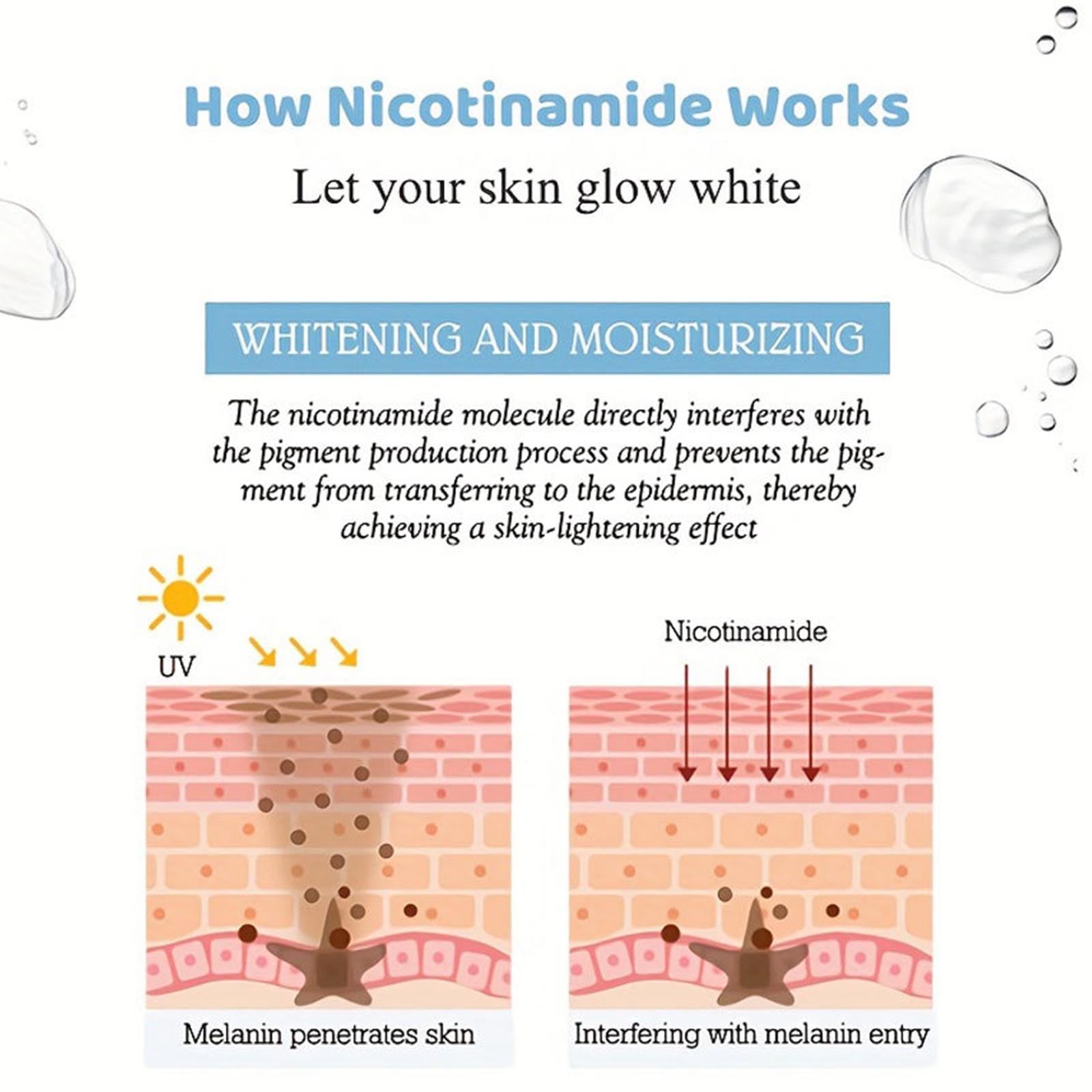 4 in 1 Facial Serum with 10% Hyaluronic Acid, 5% Niacinamide, 30% Vitamin C & 10% Vitamin E - Image 3