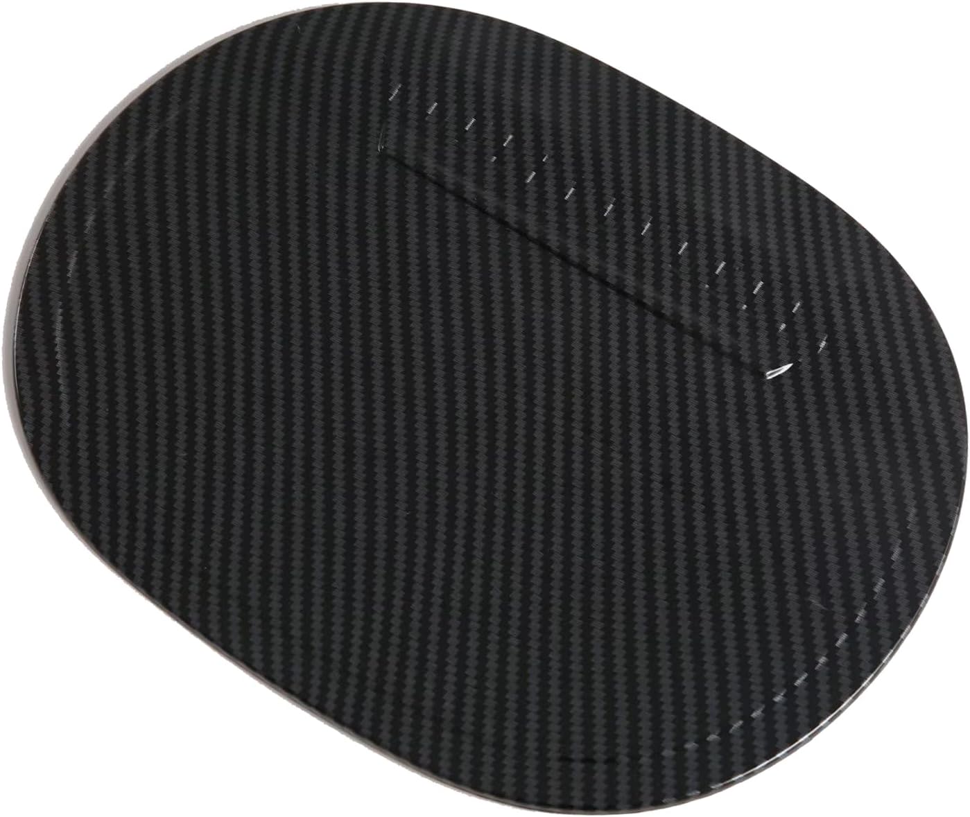 Car Fuel Door Cover Cap for BYD M6 2022 2023 2024 Accessories,Easy Stick-On Installation, providing a long-lasting, like-new appearance. (carbon fiber)