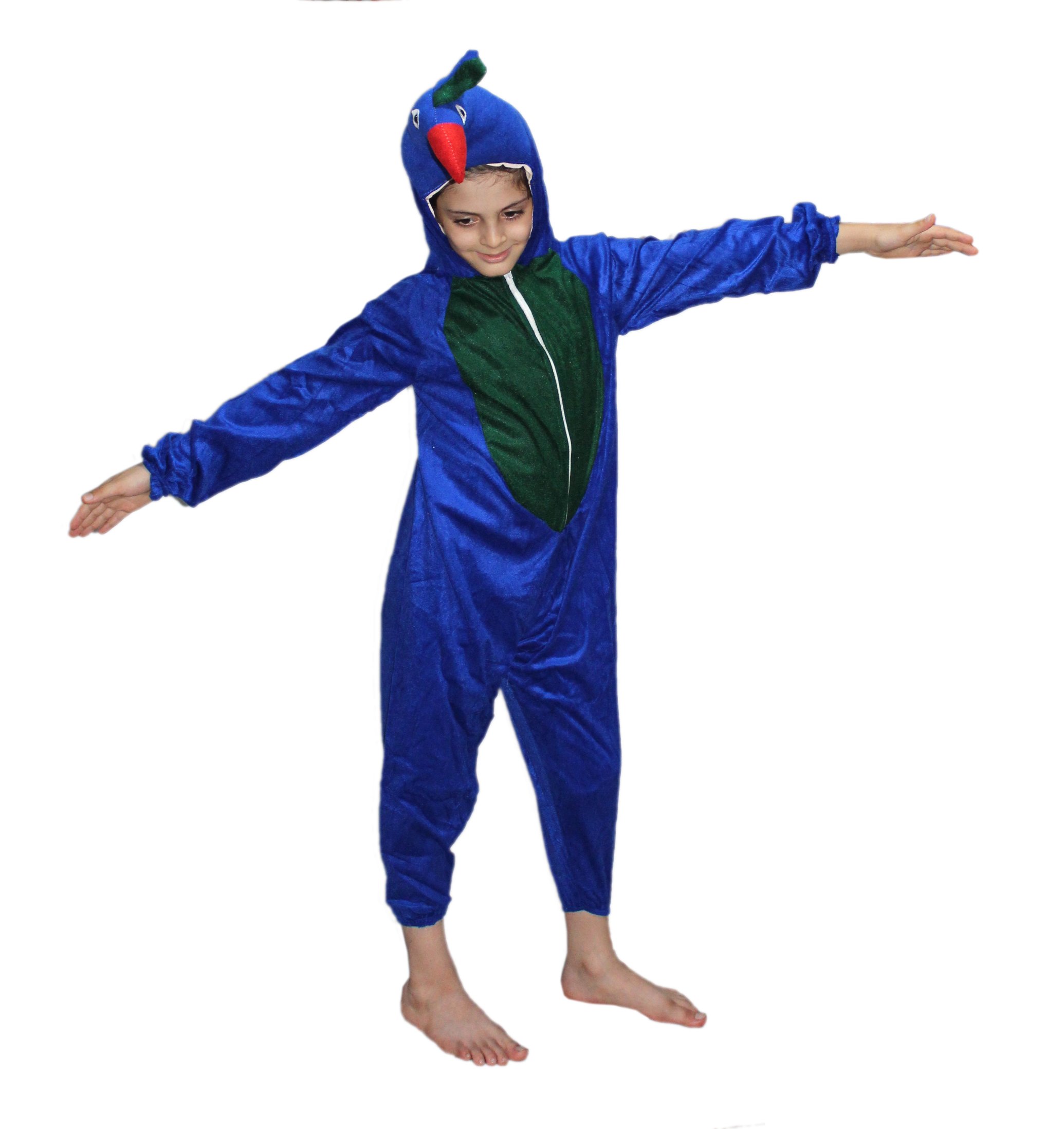 Kaku Fancy Dresses Fleece Crow Bird Costume -Black, 5-6 Years, For Boys & Girls (B01LXJAQ96) Amazon Price History, Amazon Price Tracker