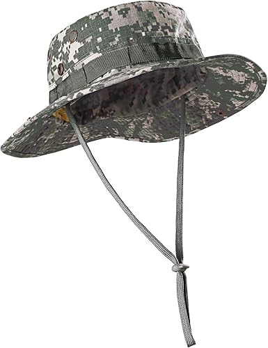 Miniatura 3 de Kolumb - Sombrero de ala ancha hombres y mujeres sombrero tipo cubeta para safari militar playa