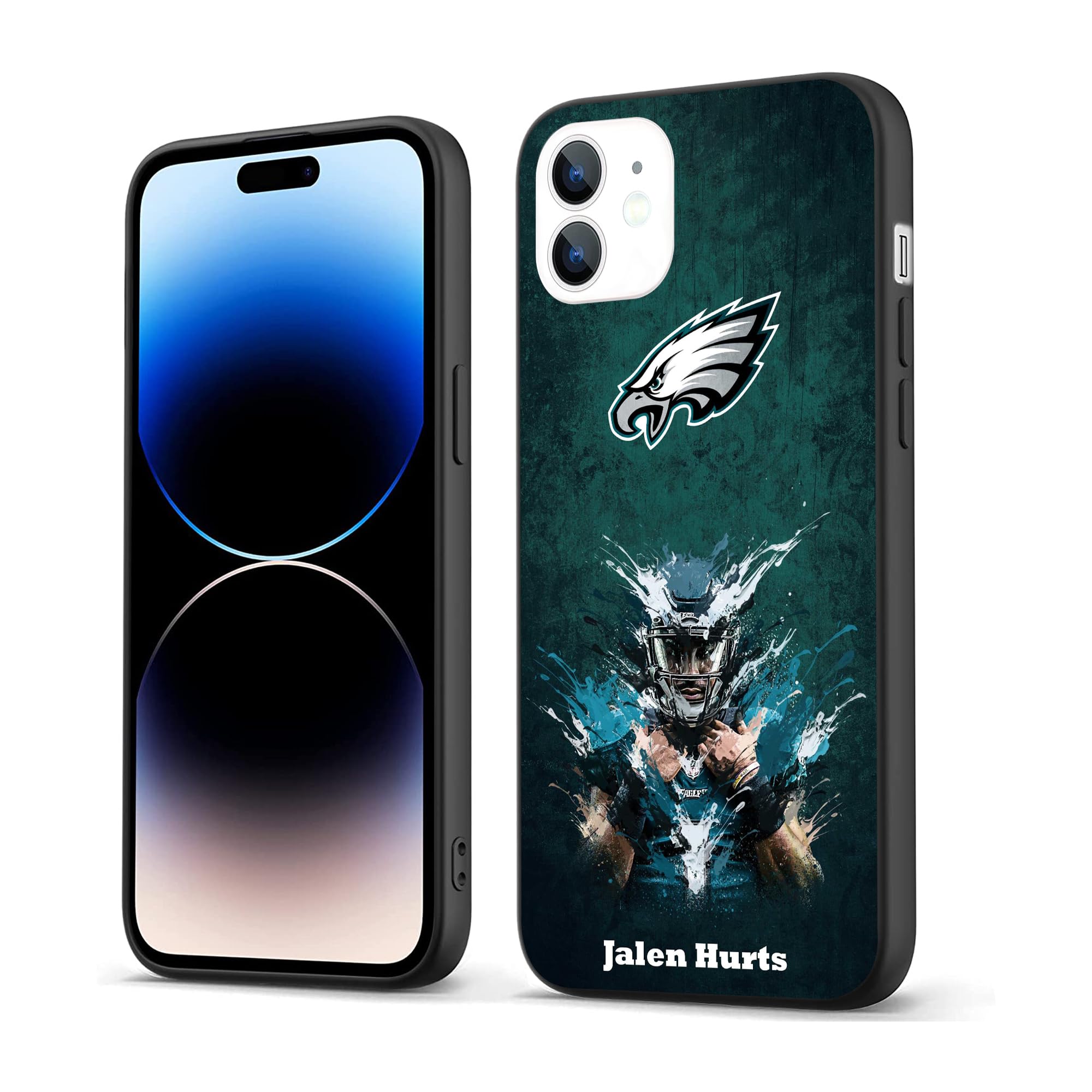 FENYIKEKE Compatible with iPhone 11 Case, Stylish Full-Body Protection Soft TPU Shockproof Phone Case(Philadelphia-Hurts-2)