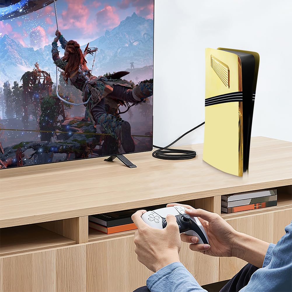 Piastra frontale di ricambio per console PS5 Pro con ventola di raffreddamento Custodia protettiva antiurto