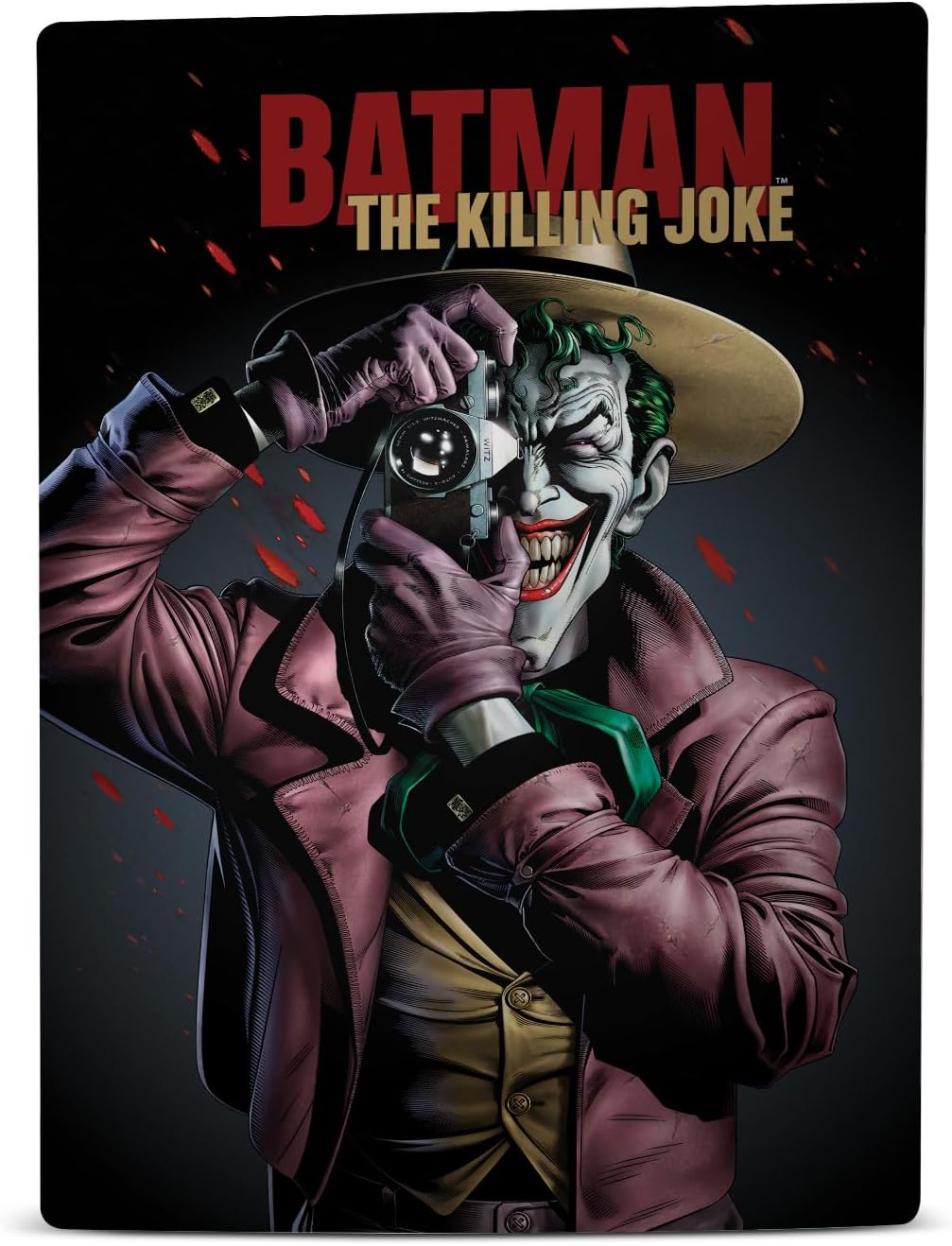 Head Case Designs Officially Licensed Batman DC Comics The Killing Joke Rouge Gallery Vinyl Faceplate Sticker Gaming Skin Decal Cover Compatible with Sony PlayStation 5 PS5 Disc Edition Console
