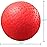 AppleRound 8.5 Inch Playground Ball with Air Pump, Pack of 1 Ball with 1 Pump, Official Size for Dodge Ball, Handball, Camps and Schools (Red)