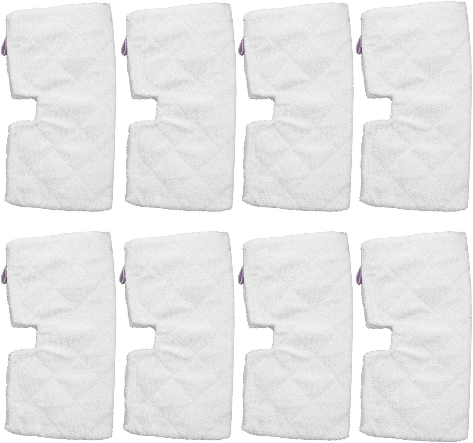 FFsign 8 Pack Replacement Cleaning Microfiber Steam Mop Pads for Shark Steam Pocket Mop S3500 Series S3501 S3550 S3601 S3601D S3801 S3801CO S3901 SE450 S2902