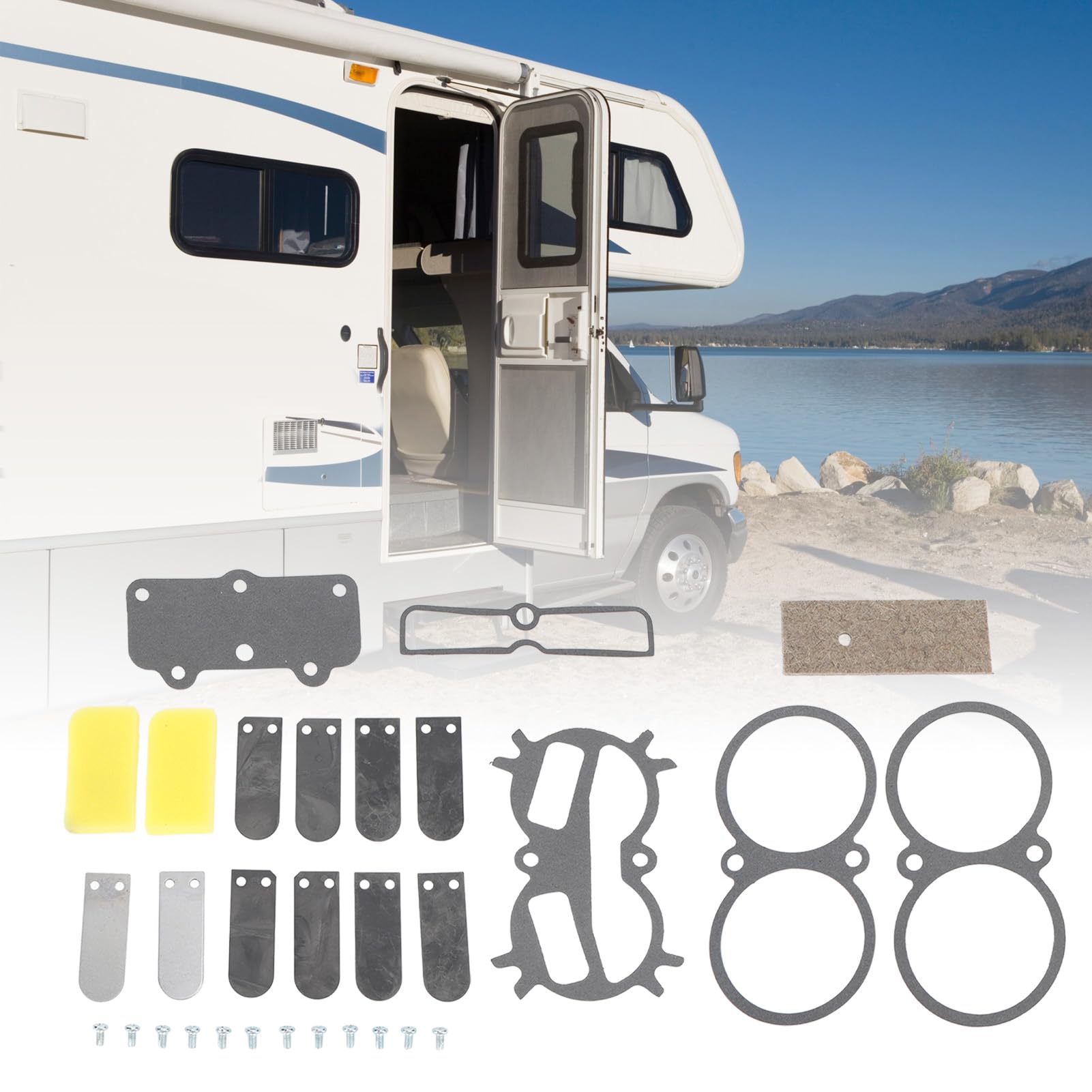 メンテナンス AIR COMPRESSOR 30PCS Overhaul Repair Rebuild Kit with Gasket for OLDER