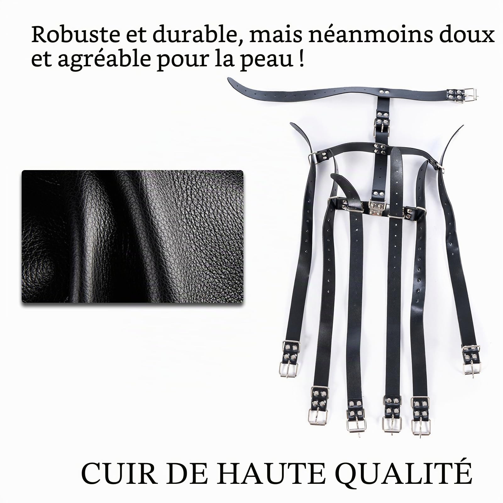 Lingerie BDSM, camisole de force pour hommes, attaches d'auto-bondage femmes, ensemble bondage sexuel, retenue débutants, menottes jeux sexuels, bondage, retenue, professionnelles sexuels