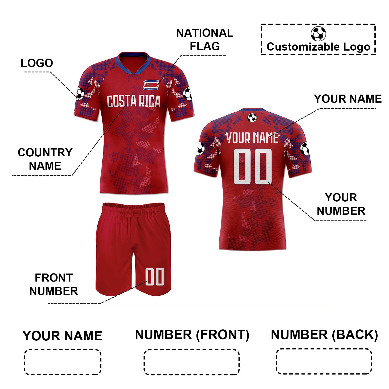 Bellingham Long Sleeve Soccer Jersey for Men - High Performance Sports Shirt, Breathable and Quick Dry Fabric (US, Alpha, Small, Regular, Regular, Home)