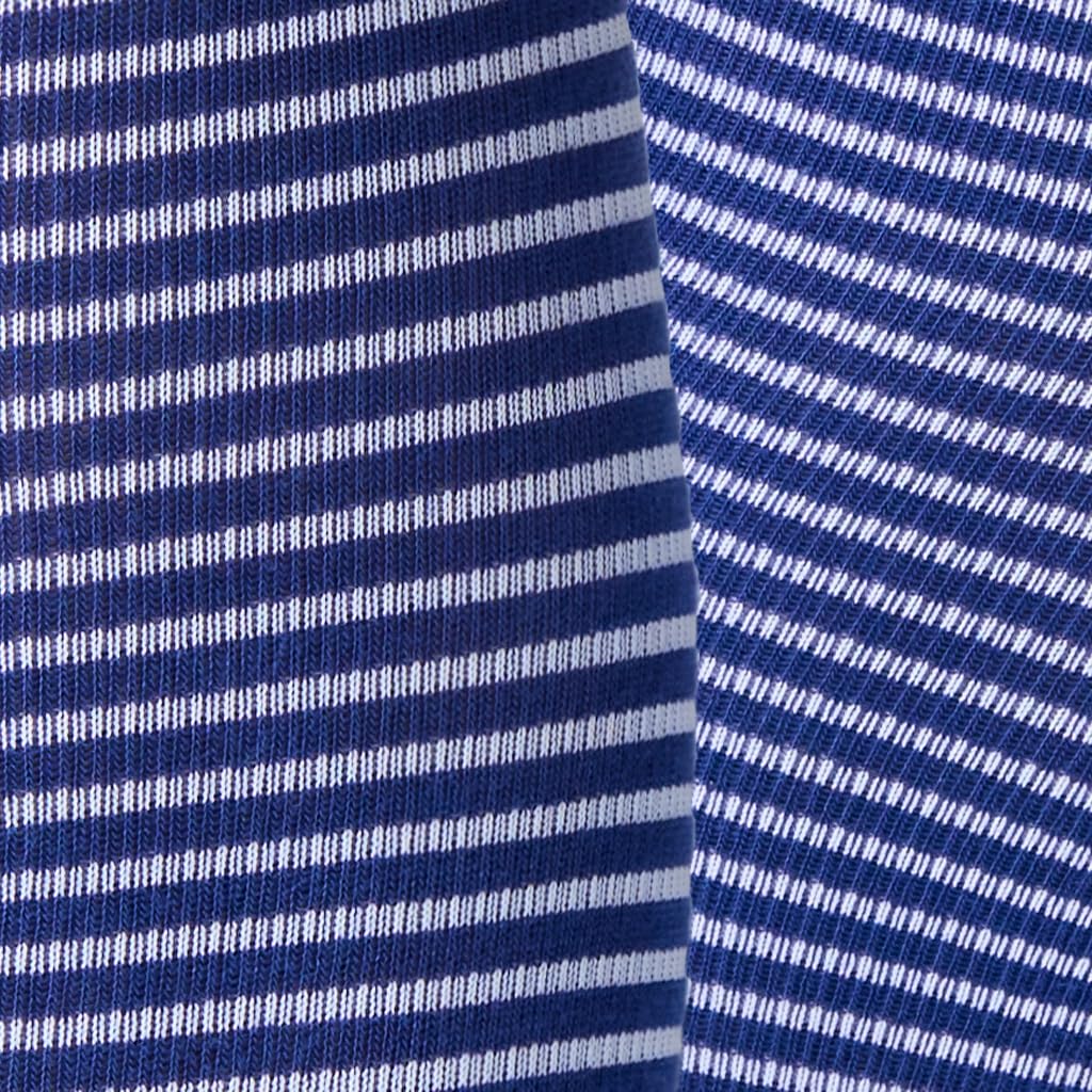 SOLIDEA Gambaletti STRIPE GAME POSEIDON, Colore BLU CINA, Calze a compressione graduata 15/21 mmHg Art. 0642A0X033