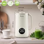 8-IN-1 IAGREEA Machine de fabrication de lait de noix, 35 oz Soy Laitière, Avoine, Soja, Boissons végétales et boissons laitières, 2H Gardez le mélangeur de comptoir chaud, 10 Les lames, 12H Retard de démarrage, sans BPA, auto-nettoyage