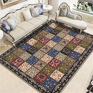 The Carpet Zimmer Deko Aesthetic Teenager Großes Wohnzimmer Teppich grün Basis Farbe gelb Kurve Dekoration modernen Stil schalldicht Orientteppich