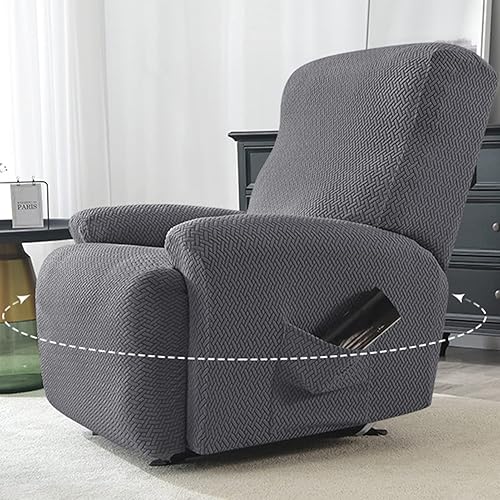 Miniatura 4 de Fundas de sofá de alta elasticidad para sofá reclinable, funda elástica para sofá individual, 1 pieza, protector de muebles, funda de tela de