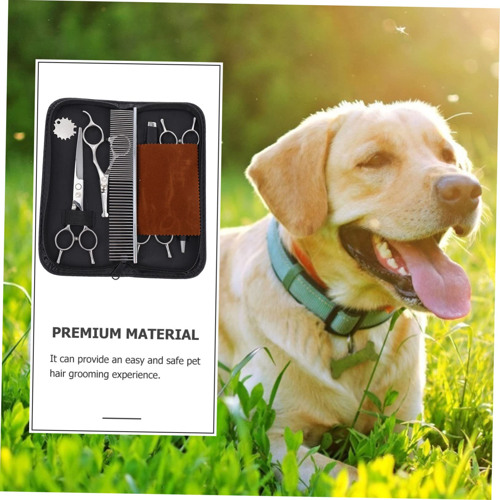 Toddmomy Ciseaux De Coupe Pour Animaux Acier Inoxydable Ciseaux De Toilettage Pour Chiens Tondeuses Pour Animaux