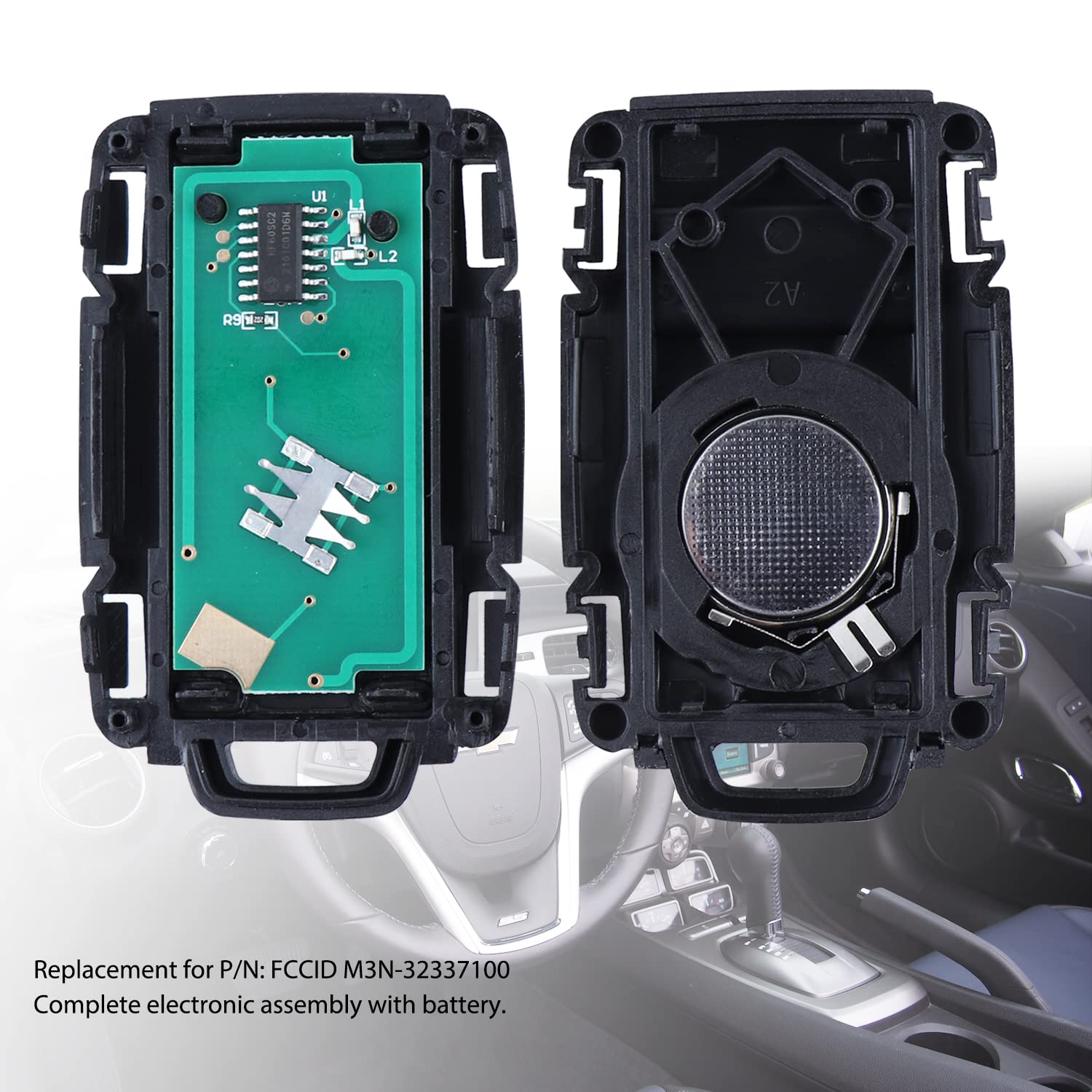 2 custodie di ricambio per chiave KeylessOption 2014 2015 2016 2017