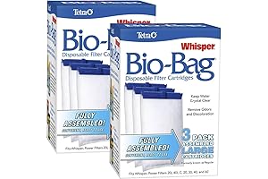 Tetra Whisper Bio-Bag Filter Cartridges, Assembled, Large