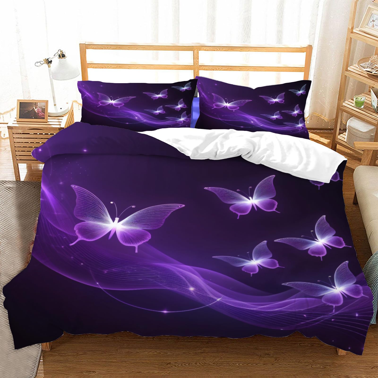 Housse de couette 240x260 papillon pour instaurer une ambiance romantique
