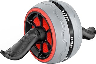 PROIRON アブローラーアシスト付き 腹筋ローラー 初心者 エクササイズローラー 組み立て 静音 耐荷重150kg