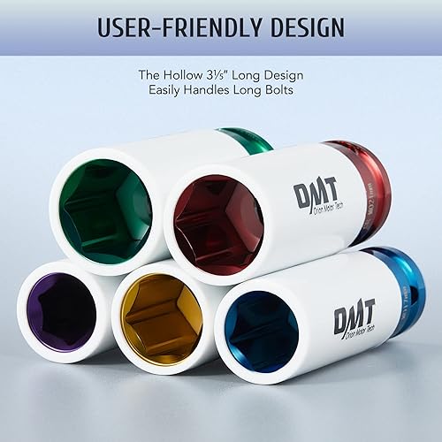 Miniatura 7 de Orion Motor Tech Juego de herramientas de llaves de impacto, 5 piezas de 15 17 19 21 0.866 in para transmisión de 12 pulgada, juego de llaves de