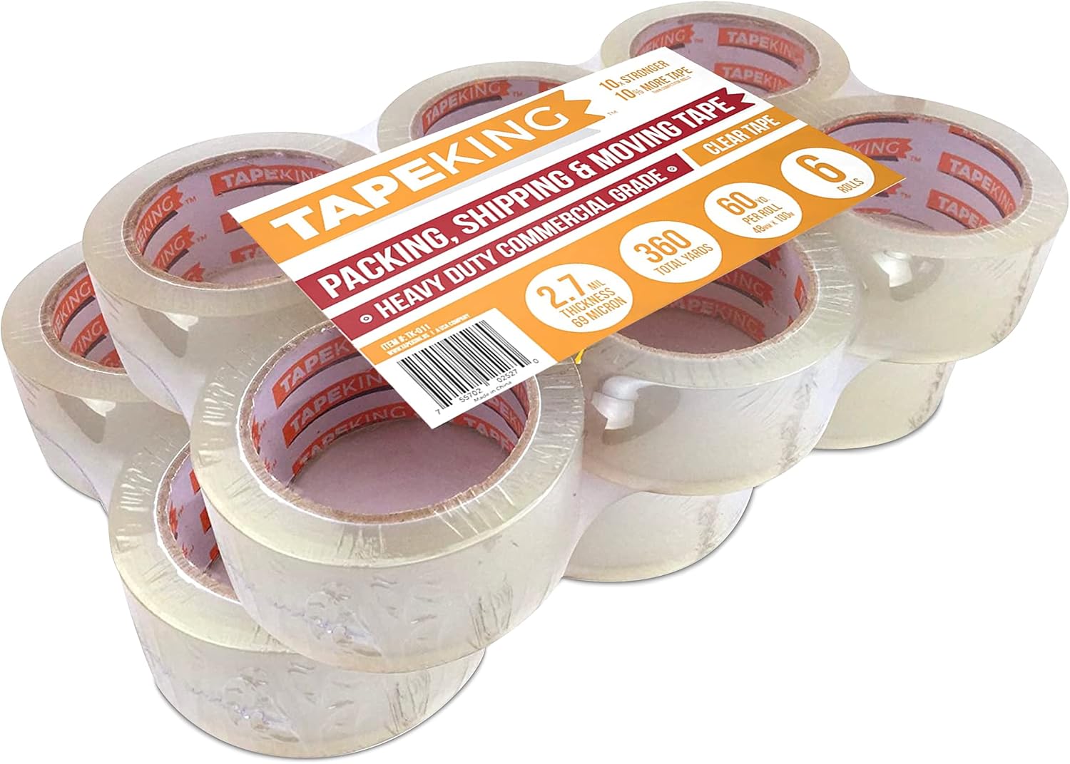 Packing Tapes, Straps & String Packing & Shipping 60 Yards Per Roll 6