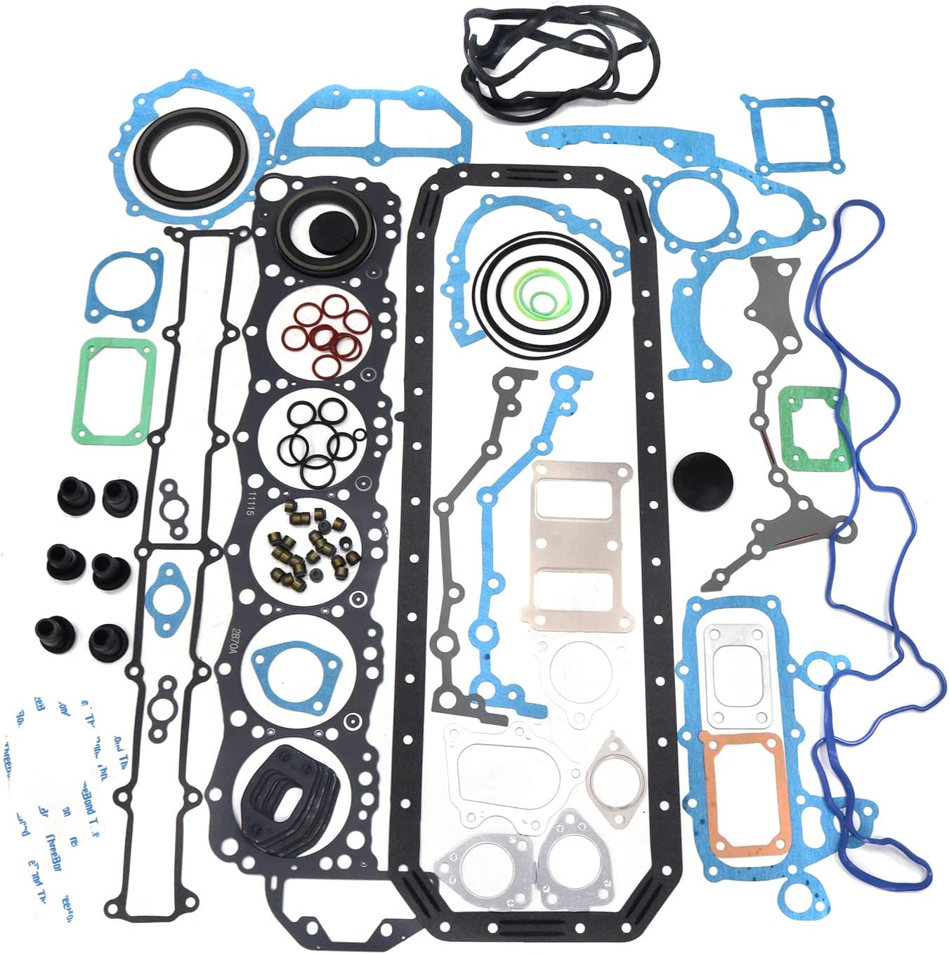 FridayParts Cylinder Head Gasket Set Compatible for Hino J08E J08 Engine Overhaul Gasket Kit Replacement