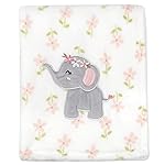 Plush Fleece Throw and Receiving Baby Blankets for Boys and Girls 30x36