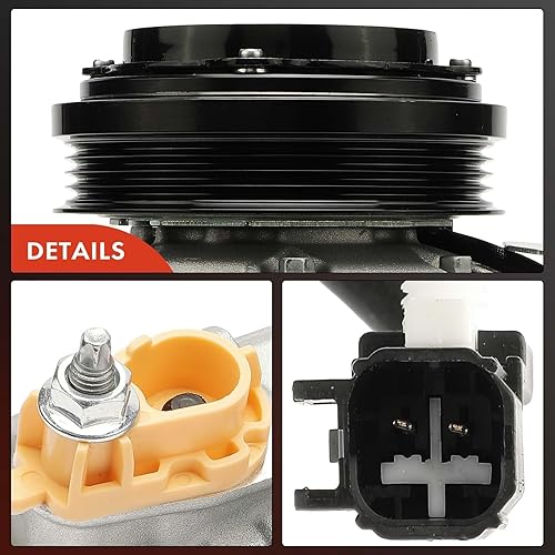 Miniatura 8 de A-Premium Compresor de AC con embrague compatible con Ford F-150 3.5L 2017-2020, Expedition 3.5L 2018-2021, Lincoln Navigator 3.5L 2018-2021