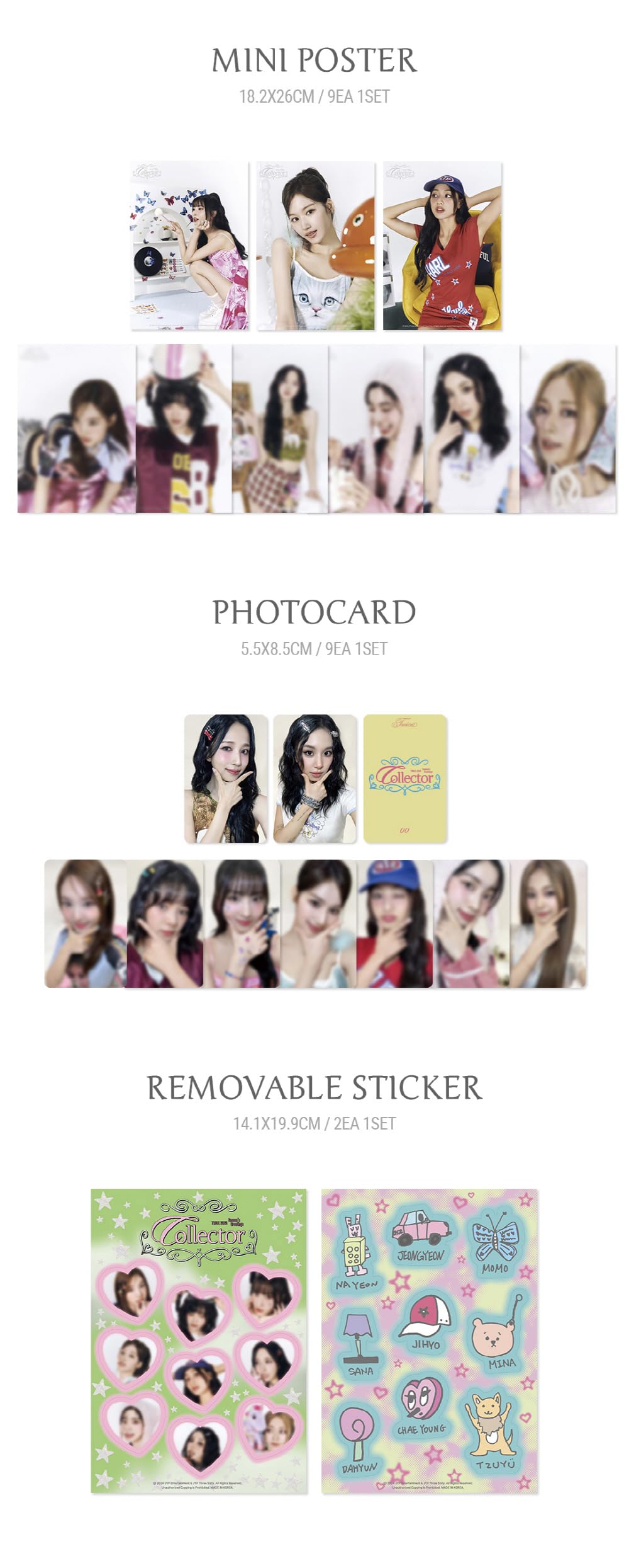 未開封 TWICE シーグリ 2025 Collector トレカwithmuu Season's Greetings] Twice/Collector/2025/Sea Green/Trading Card
