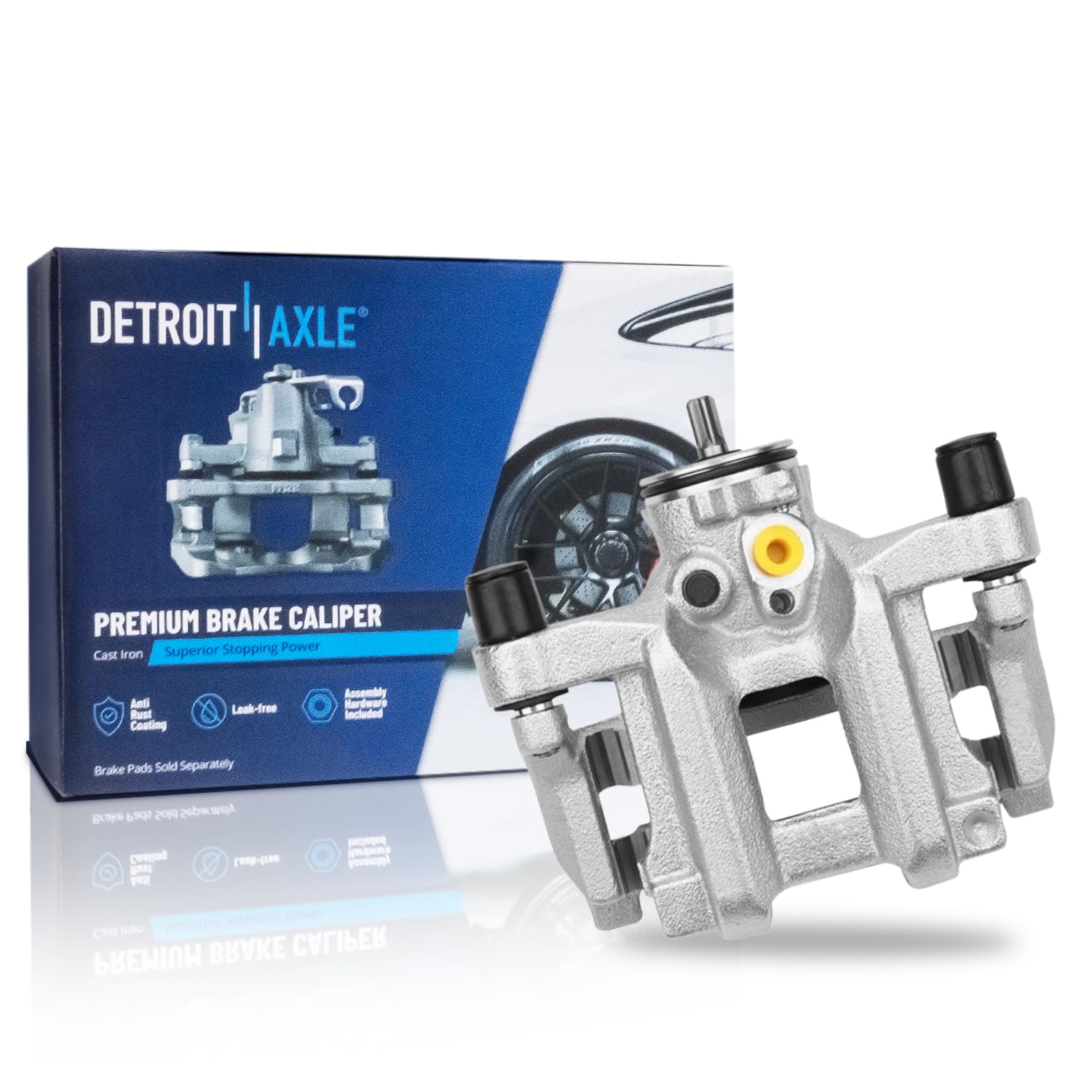 Detroit Axle - Rear Left Brake Caliper for 19-22 Honda Insight 16-21 Civic