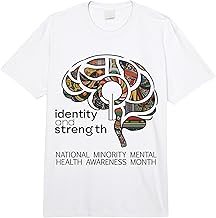 Identity and Strength Minority Mental Health Awareness Month Comfort Colors Adult Heavyweight T-Shirt