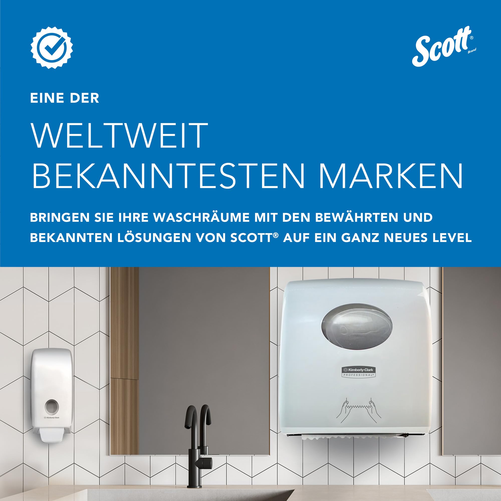 Scott Control Schaumhandseife 6342, unparfümierte Handseife für häufige Verwendung, 6 Kassetten farbloser Handreiniger x 1 Liter (insges. 6 l)