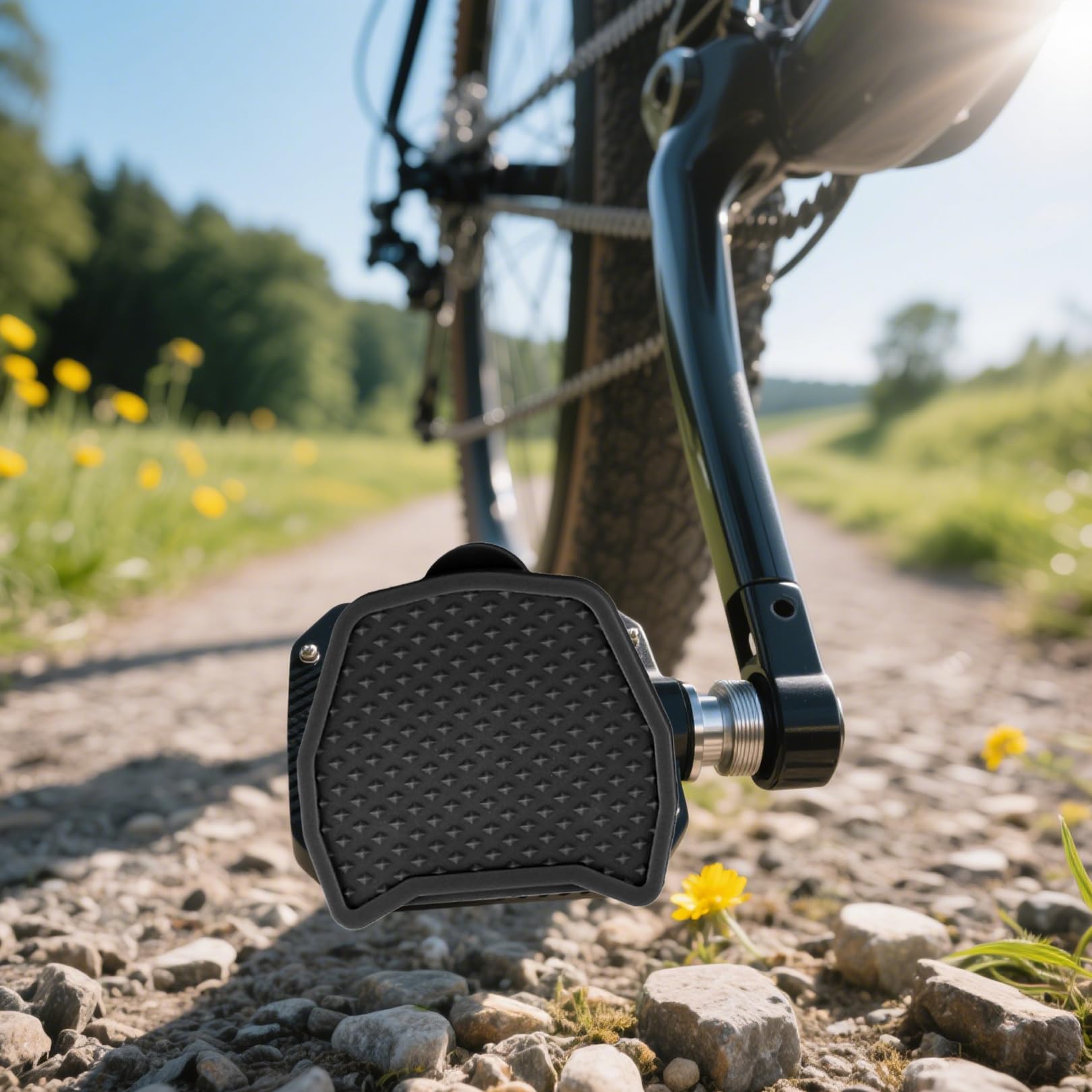 Pedale Plate,Pedaladapter,Pedal Konverter für Shimano SPD-SL Klickpedale