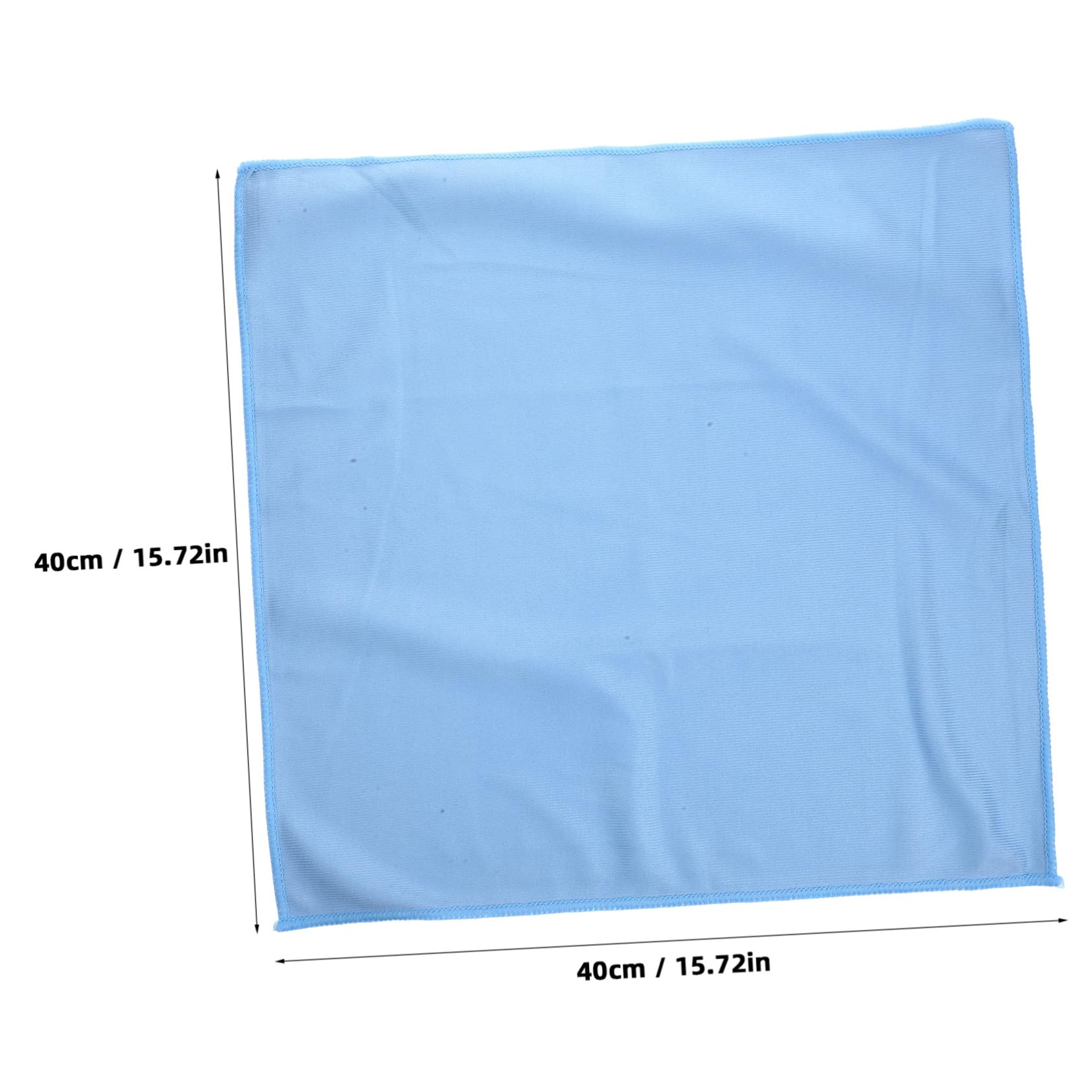 CALLARON 20 Piezas Paños de Limpieza de Microfibra Toallas Absorbentes Lavables para Cristales Ventanas Coches y Uso Doméstico sin Color Azul