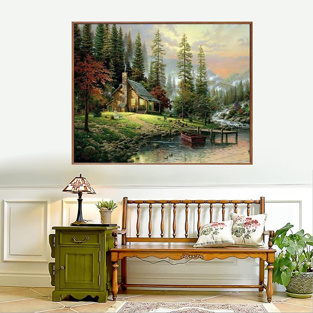 Malen Nach Zahlen Kit Für Erwachsene & Kinder – Leinwand 50x40 Cm, Mit Acrylfarben & Pinseln