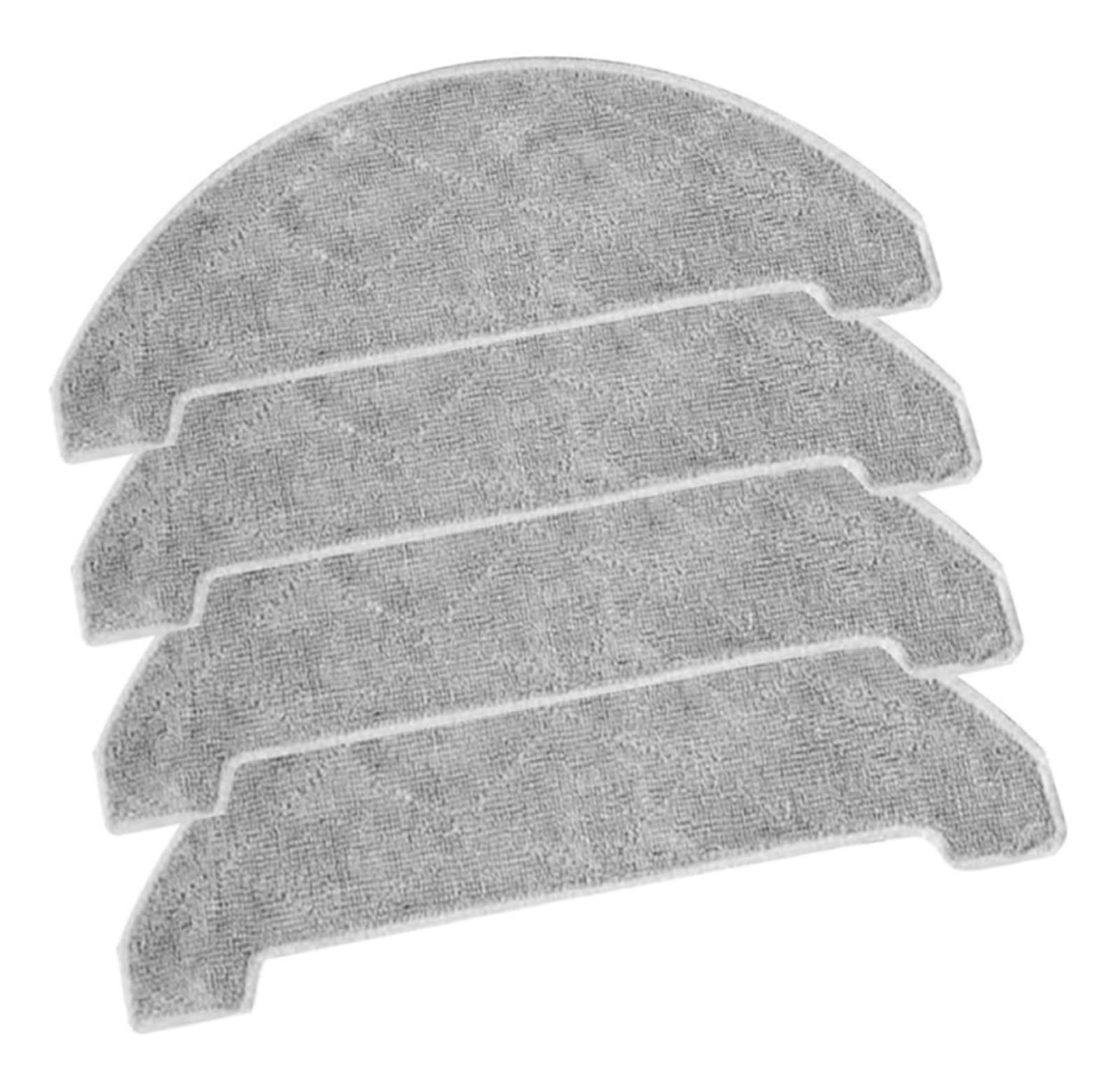 For Vexilar Robot Aspirapolvere Panno di Ricambio Mop Pad, 4/8 Pezzi Microfibra Lavabile Riutilizzabile Mop Pad Accessori(8 PCS)