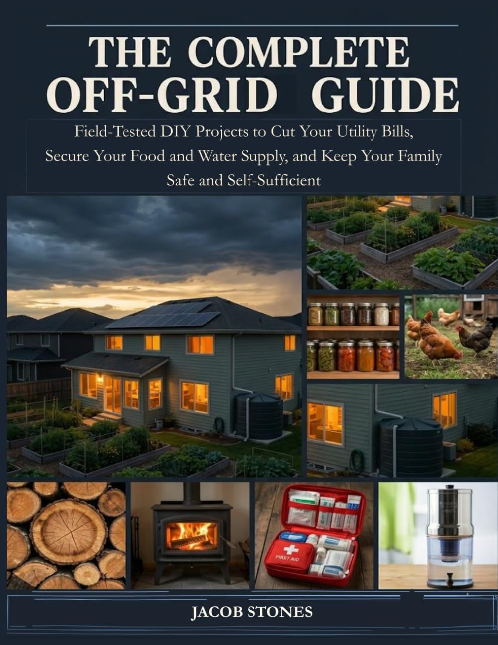 THE COMPLETE OFF-GRID HOME GUIDE: Field-Tested DIY Projects to Cut Your Utility Bills, Secure Your Food and Water Supply, and Keep Your Family Safe and Self-Sufficient