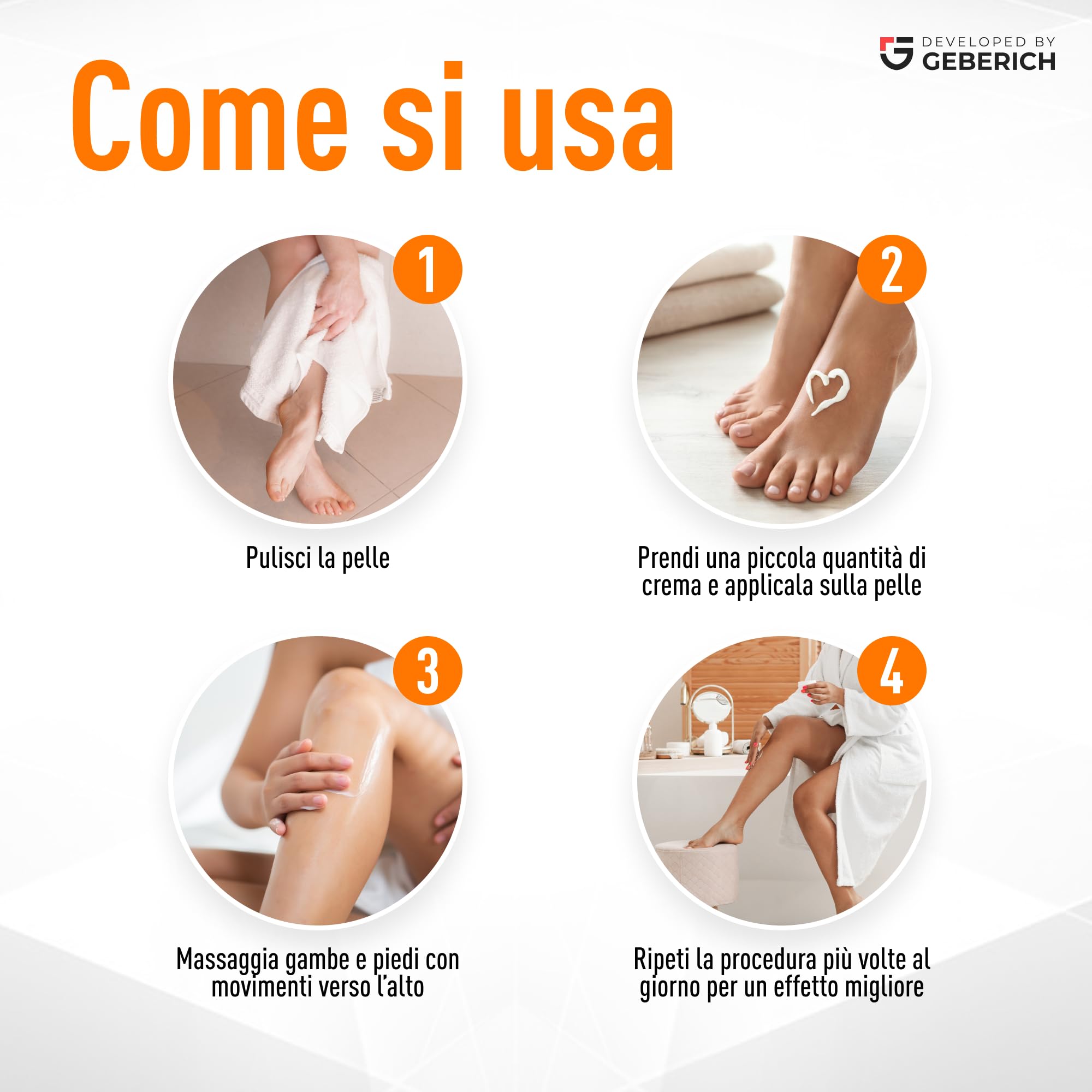 Crema Anti-Varicose VARITONE | Gambe Stanche e Pesanti | con Mentolo, Centella Asiatica, Olio di semi d’uva e 12 Attivi Botanici | 100 ml | 100% Naturale Senza Parabeni