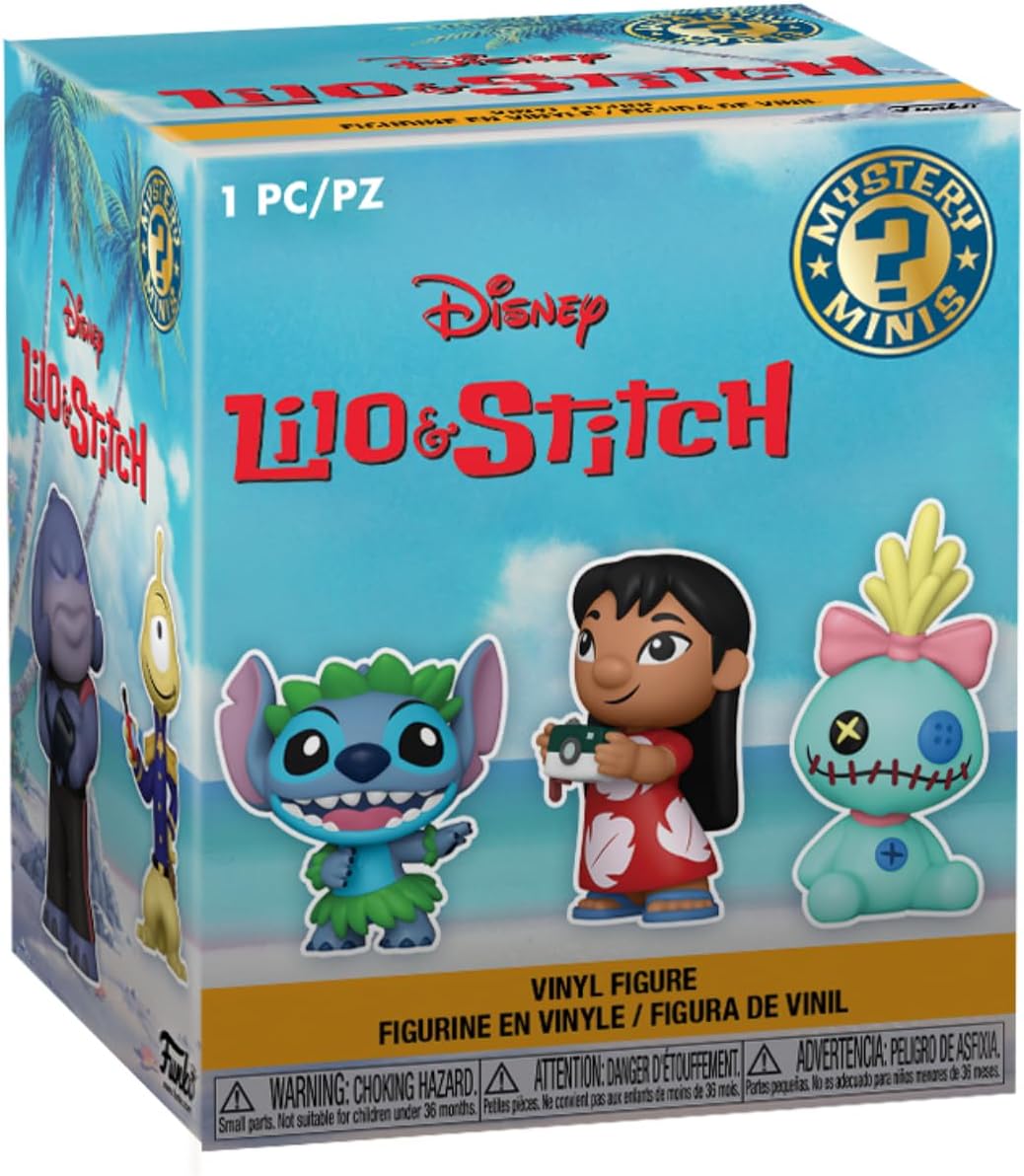 Mystery Mini - Disney Lilo and Stitch - 1 Of 12 to Collect - Styles Vary - Disney: Lilo & Stitch - Collectable Vinyl Figure - Gift Idea - Official Merchandise - Toys for Kids & Adults