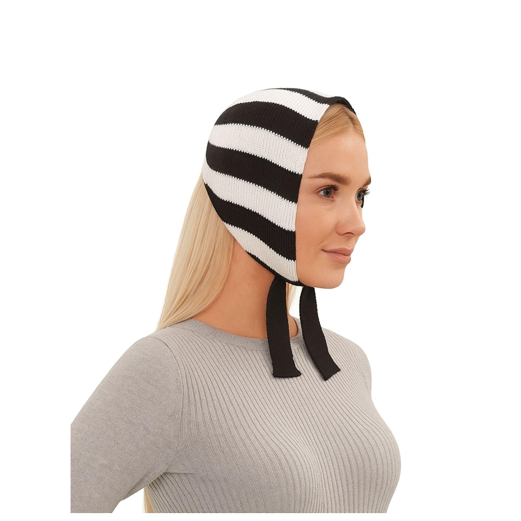 Winter Wear Woolen Maternity Muffler for Women – Soft Knitted Striped Scarf, Warm Breathable Stole for Pregnancy & Daily Use(Multicoloured & Design Varies, Size 22 * 9) Pack of 2-image-10
