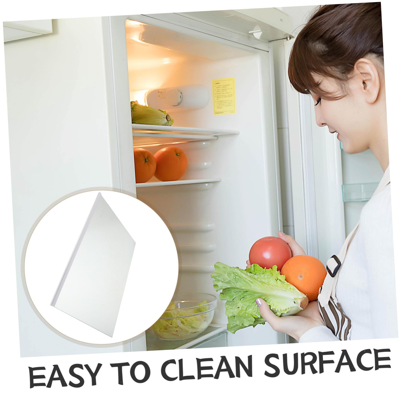 Estante de Vidrio Templado Borde Recubierto y Diseño Seguro para Refrigerador Fácil Instalación y Acabado Pulido Compatible Frigorífico y Congelador