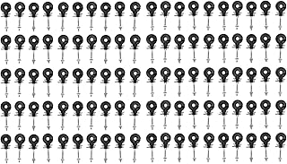 100Set Electric Fence Insulator,Fence Insulator Kit for Electric Fence,Wood Post Insulator Power Grid System Husbandry Fence Insulator,Durable, for Husbandry and Power Grid Systems