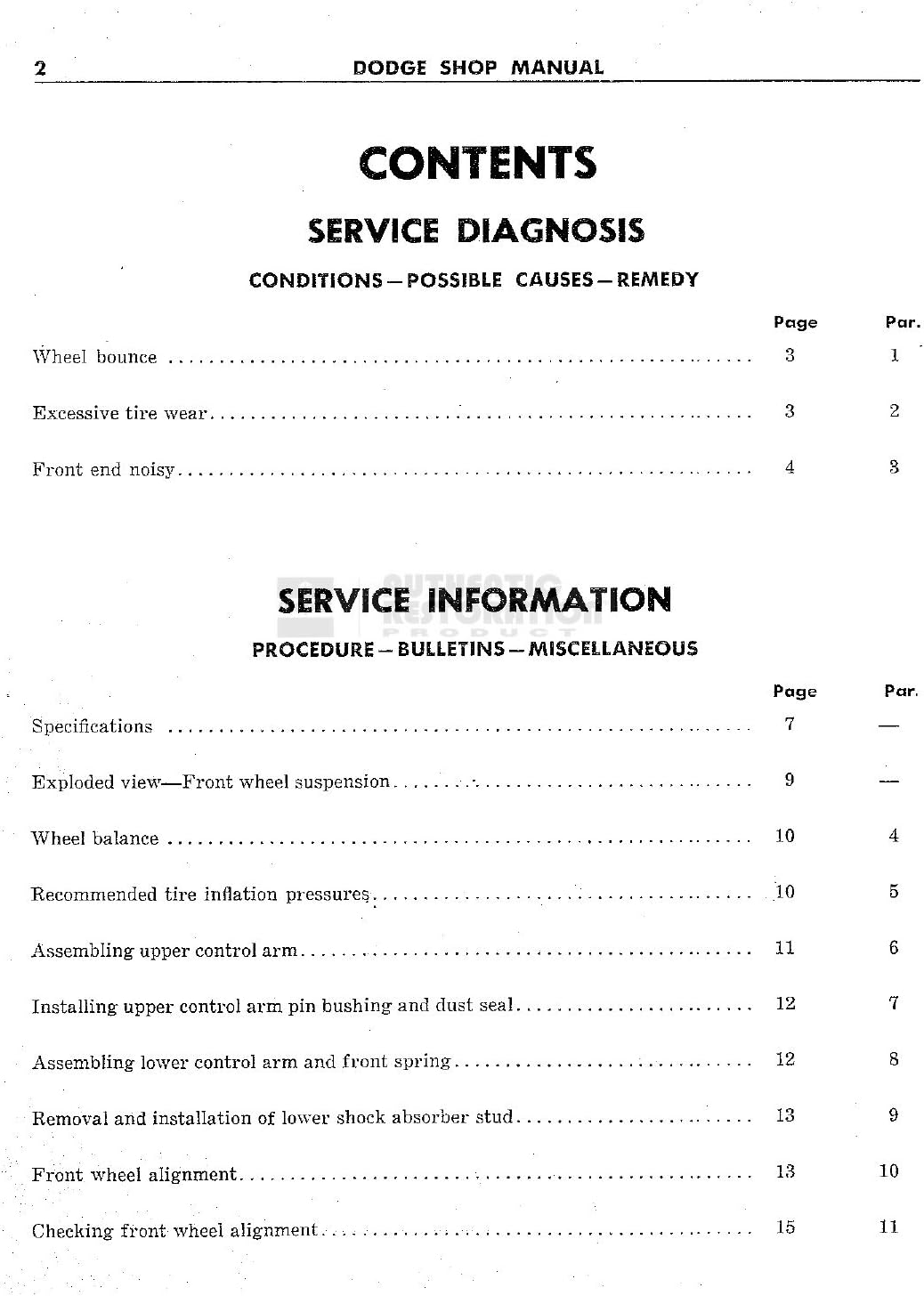 bishko automotive literature 1953 Dodge Coronet Meadowbrook Shop Service Repair Manual Engine Electrical