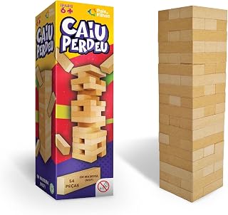 Jogo Familia Caiu Perdeu Mdf Brinquedos - 54 Peças Pais & Filhos