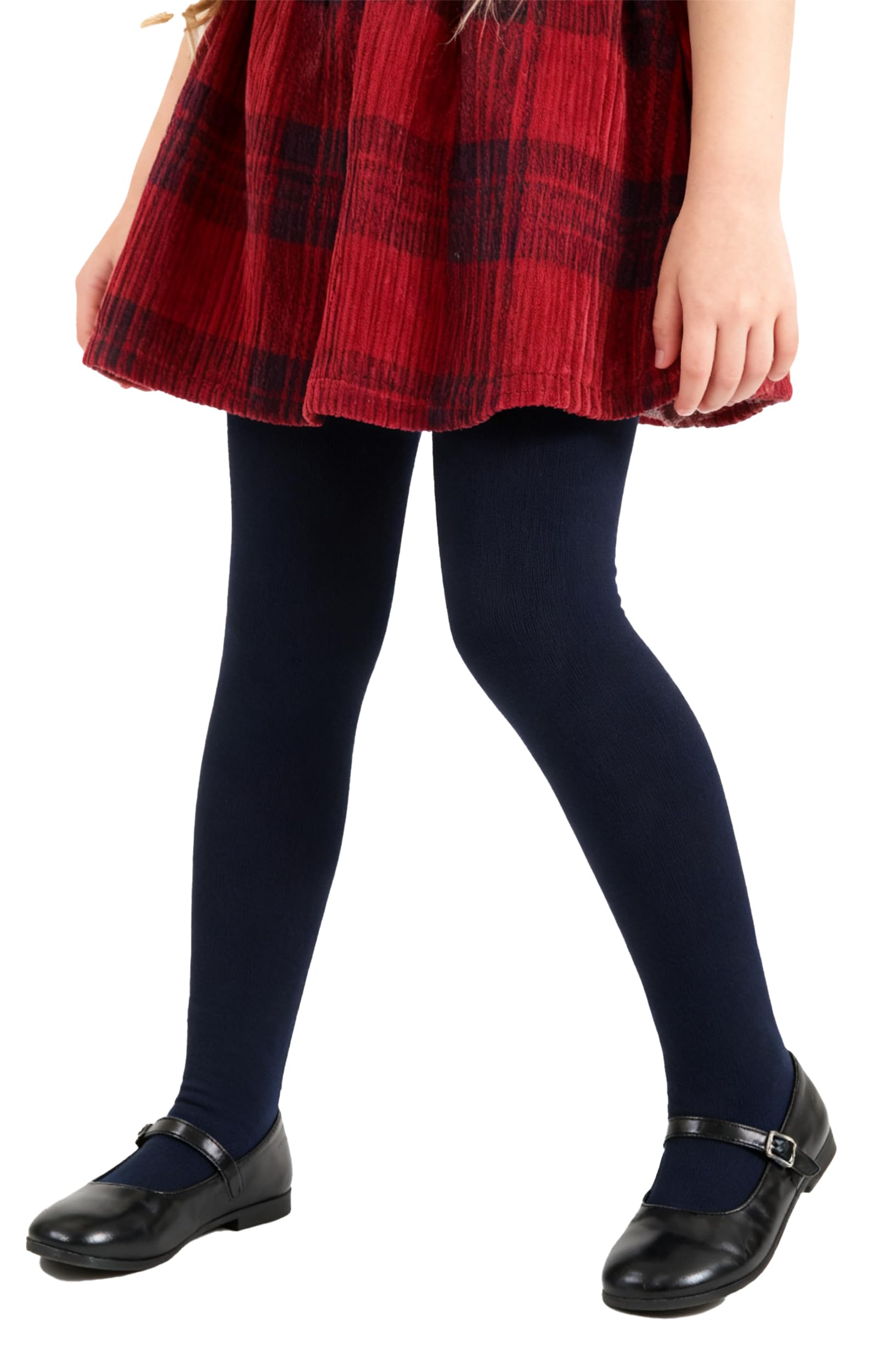 Resinta Confezione da 2 leggings invernali da bambina, foderati