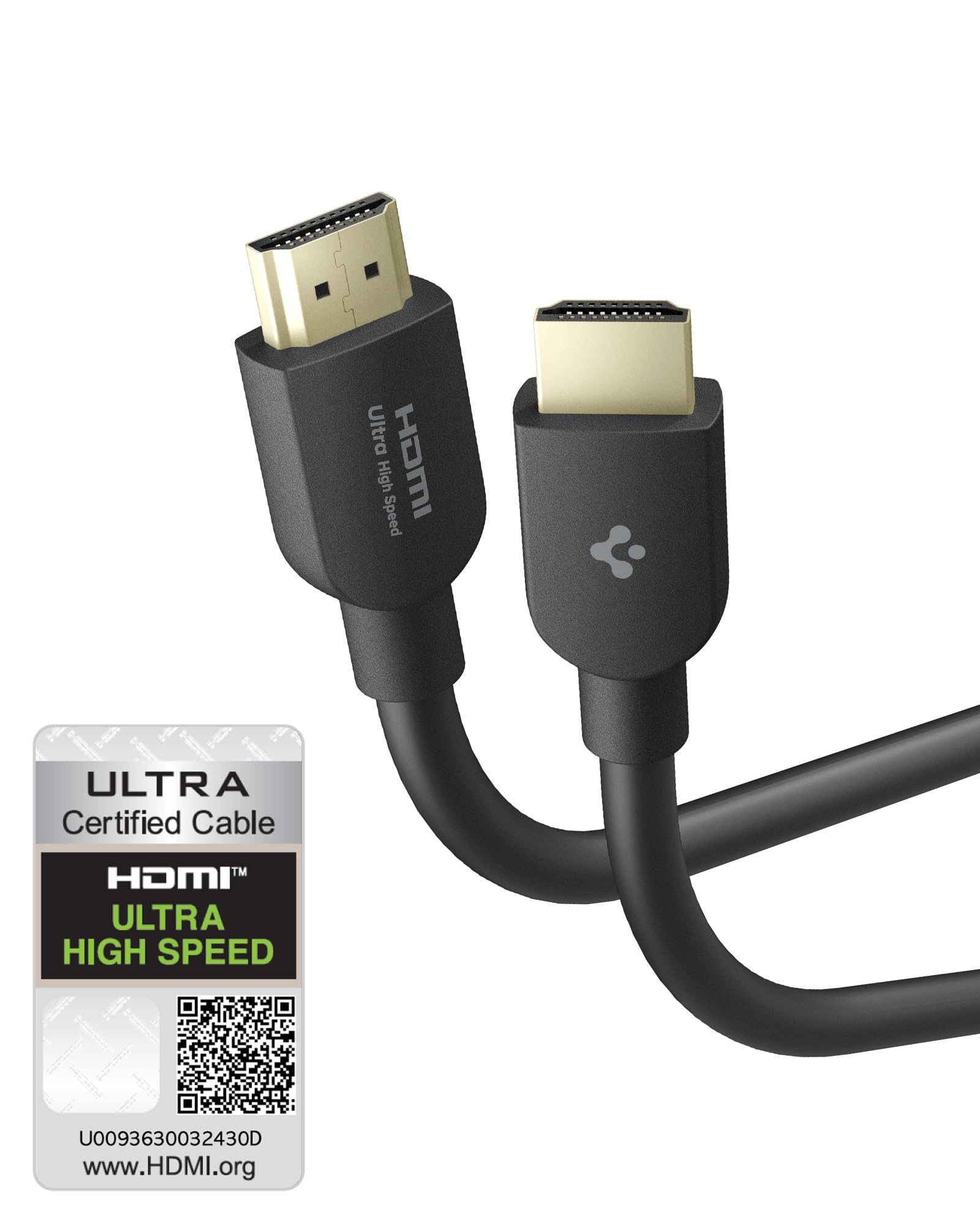 Spigen HDMI 2.1 Cable [8K@60Hz 48Gbps] eARC for Soundbar & Home Theater, PS5/Xbox Certified VRR ALLM Support Compatible with TV, Monitor & all Devices with HDMI port, 2M(6.6ft)- Black-image-9