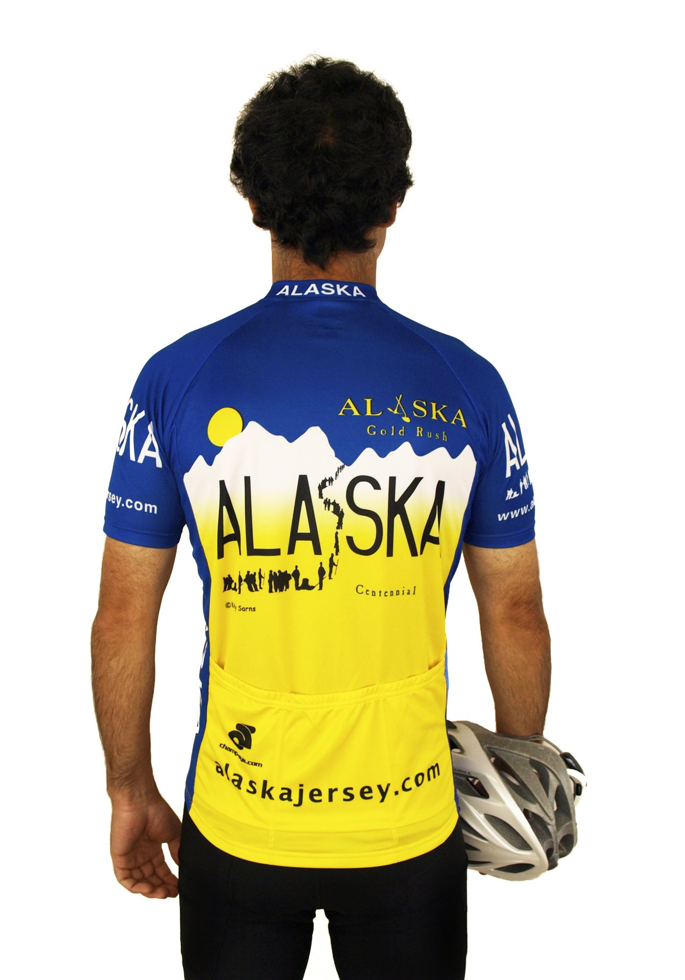 Free Spirit Wear Alaska Gold Rush Cycling Jersey - 3X-Large
