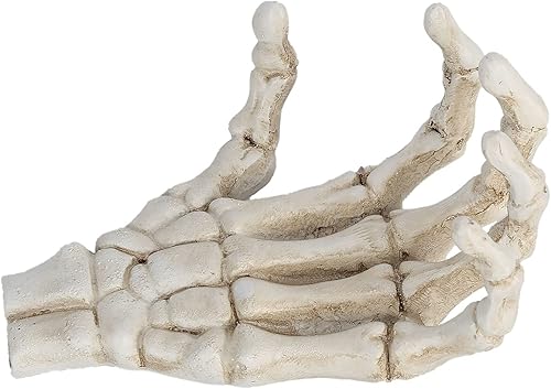 Yosoo Manos de esqueleto de Halloween, adornos de hueso de mano ligeros de alta dureza, proporcionando a los estudiantes de medicina con estructura