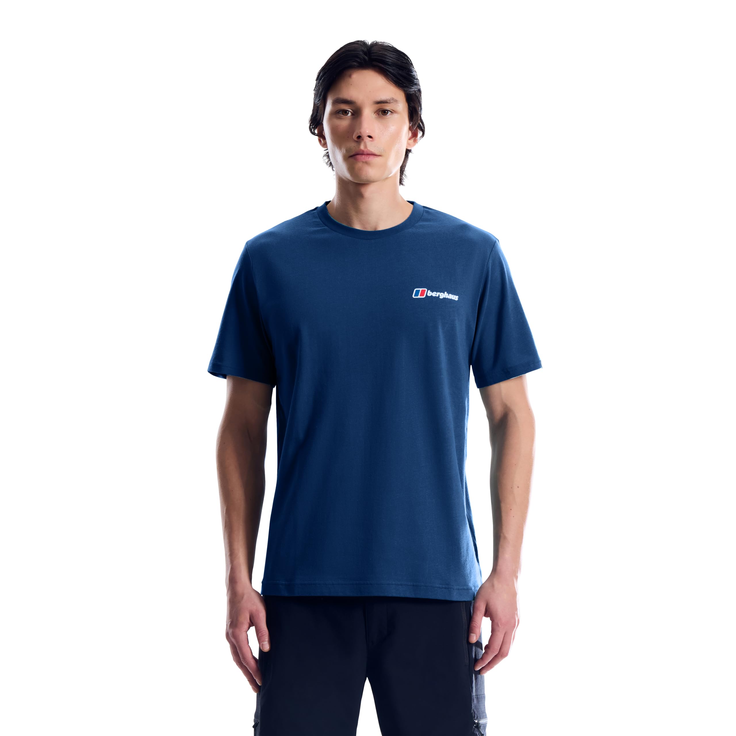Berghaus Class Logo T Shirt Northern Storm Blue Cotton Tee Top
